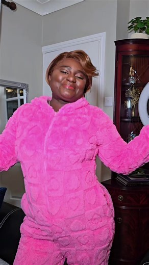 Hooded plush onesie PJ.