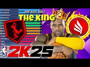 I MADE THE MOST ACCURATE LEBRON JAMES BUILD IN 2K25