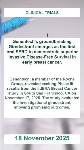 Genentech's Giredestrant: First Oral SERD for Breast Cancer Survival