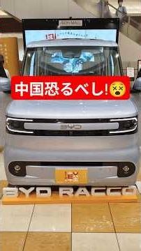 【BYDラッコ】中国の本気がヤバい!軽EV初のスライドドア!内外装紹介【BYD RACCO Exterior & Interior】#racco #bydラッコ #byd #shorts
