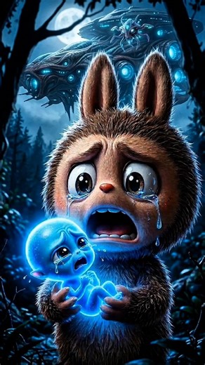 Labubu Just Wanted to Help the Alien 👽💔 #shorts #viral #labubu