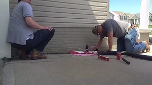 PolyLevel Installation Timelapse of Driveway. #constructionlife #constructionworker #oddlysatisfying #timelapses