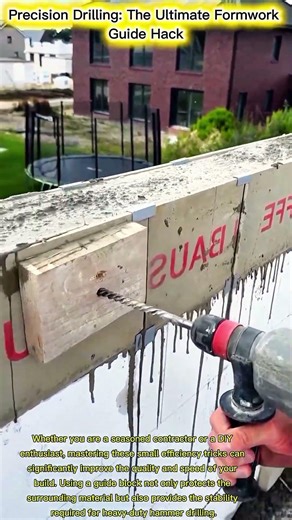 Precision Drilling: The Ultimate Formwork Guide Hack