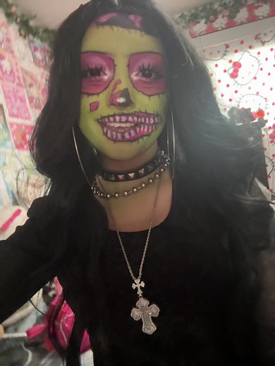 Creative Zombie Makeup Tutorial Inspired by Hello Kitty