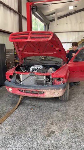 Hell🐱 swap in progress 👀 stay tuned 🔥#hellcat #fast #htx #car #engine #supercharger #engineswap #mechanic | Engine Rebuilds Helcat