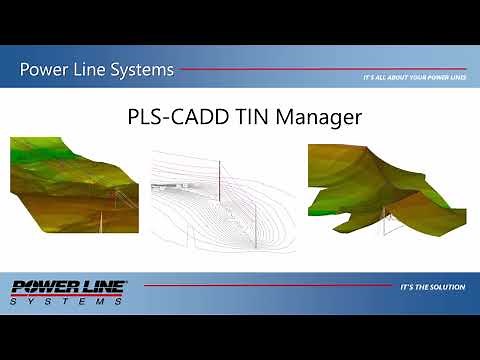 PLS-CADD TIN Manager