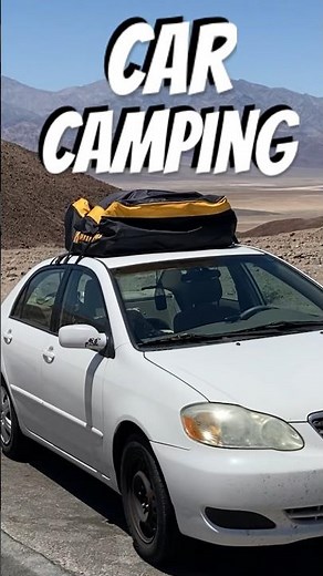 How to Car Camp in a Toyota Corolla #carcamping #toyotacorolla