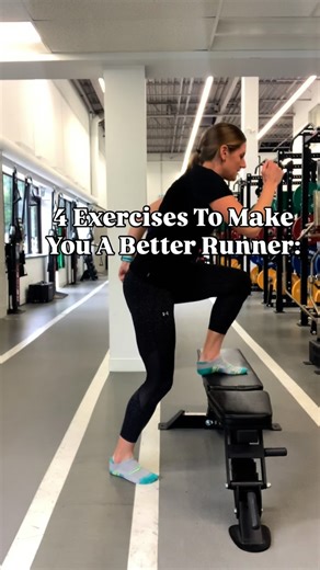 One of the best ways to improve your running? Strength training! Target your hip flexors, core, quads, glutes, hamstring and calves with this short but effective strength session. Try doing this as a circuit with 3 sets of 8-10. Strength training improves running economy which can lead to faster times. If you’re serious about your running you should be serious about your strength routine 👊 #strengthtrainingforrunners #injuryprevention #marathoner #sportsrehab #physiotherapist | Running with Ric