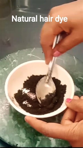 Natural hair Dye || Only 2 Ingredients ||Grey Hair oil #shortsfeed