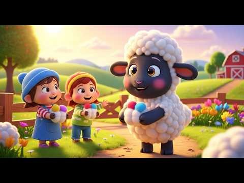 Baa Baa Black Sheep’s Sharing and Caring Tale 🐑 | Wool Fun Learning Songs for Kids Adventure