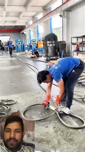 Tips and precautions for coiling wire rope