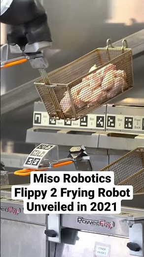 Miso Robotics Flippy 2 Frying Robot Unveiled in 2021 #robot #misorobotics #flippy2