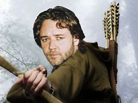 No tights but denims for Robinhood Rusell!