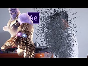 AE教学 | After Effects制作灭霸打响指后人物飘散效果