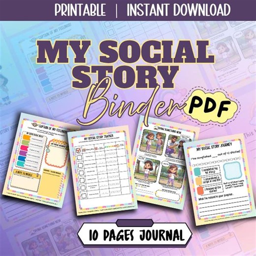 Social Story Visual Scripts: Emotional Regulation & Autism Resources (printable PDF Bundle) - Etsy