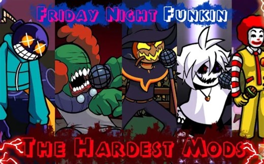 Friday Night Funkin' - The Hardest Mods Compilation (READ DESC!)