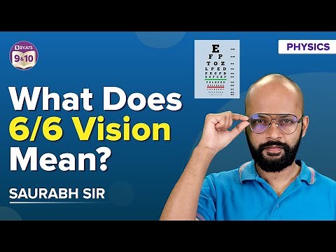 What Does 6/6 Vision during an Eye Test Actually Mean? - The Snellen Test | BYJU'S Class 9 & 10