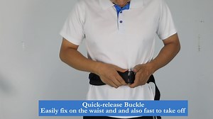 Gait Belt for Seniors, Transfer Belt with Handles, Safety Gate Belt for Elderly Lift Belts Physical Therapy with Quick Release Buckle Standing Aids & Support for Elderly Handicap Patient Care (Black)