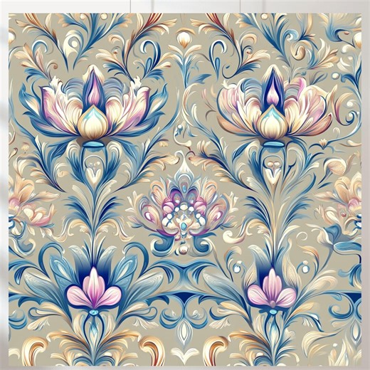 Floral Seamless Pattern Set: High-resolution Fabric Print (digital Download) - Etsy