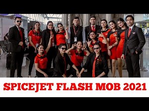 SPICEJET FLASH MOB 2021 CHENNAI | SPICEJET CABIN CREW DANCE | NEW YEAR WITH SPICEJET | CABIN CREW