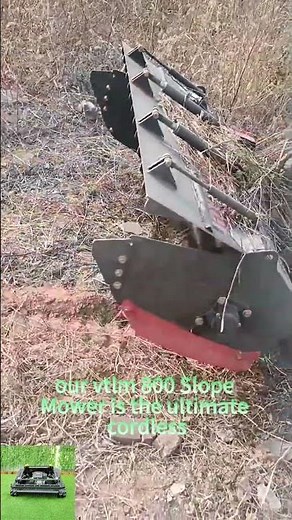 remotely controlled robotic brush mower with snow plow snow blade snow shovel snow removal machine