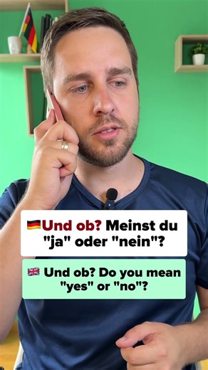 Und ob? 🇩🇪 Wortschatz #deutschesprache #lernedeutsch