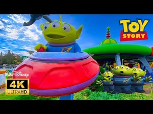 Alien Swirling Saucers – Full Ride 4K 60FPS | Disney’s Hollywood Studios