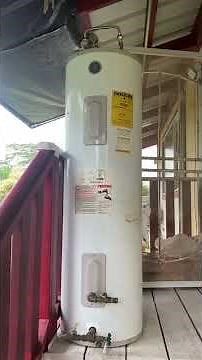 Hot Water Tank Explodes #hybrid #electrical #plumbing #farmlife