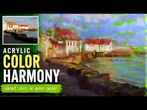 How a Green Underpainting Affects Color
