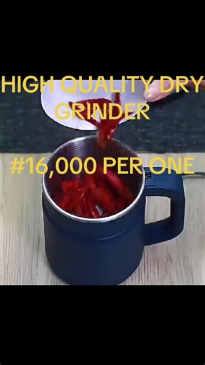 HIGH QUALITY DRY GRINDER #16,000 PER ONE, My location is Lagos and I have other household items and kitchen utensils available 🤗 There is pay bit by bit option too incase you do not have the full payment yet, and when you’re done you get your desired item😍#shopfromnife😍 #shopeasy