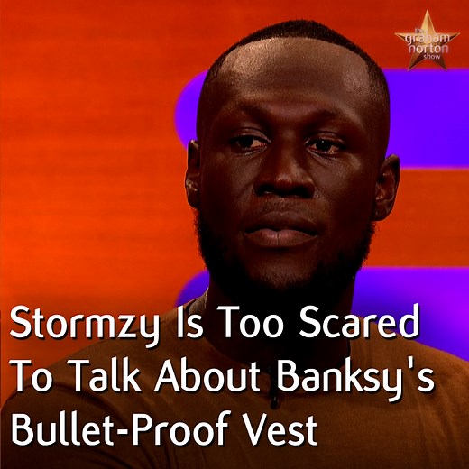 Stormzy talks about the iconic Banksy bullet-proof vest he wore at Glastonbury. | The Graham Norton Show