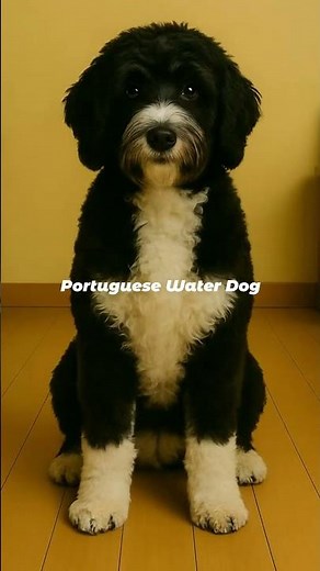 Portuguese Water Dog Puppy to Adult Transformation 🐾🌊 | The Loyal Sea Companion of Portugal