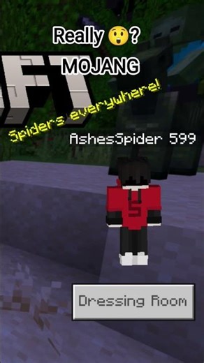 Minecraft Menu But Spider’s Everywhere 🕷️