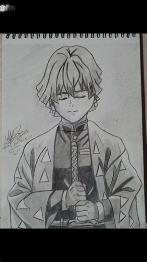 Zenitsu #trending#shorts‪@SanjuArts7‬‪@artistshintumourya‬‪@ArtistShikhaSharma‬#art#drawing