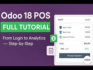 Odoo 18 POS Full Walkthrough | Sell, Refund & Manage Cash Like a Pro!