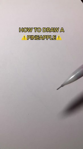 Step-by-Step Pineapple Drawing Tutorial