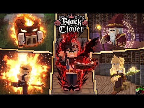 تحميل مود بلاك كلوفر لماين كرافت الجوال اصدار [26.0] | Minecraft Mod Black Clover