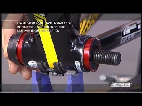 How to Install A MegaExo Crankset On A Press Fit 30 Frame - FSA Road