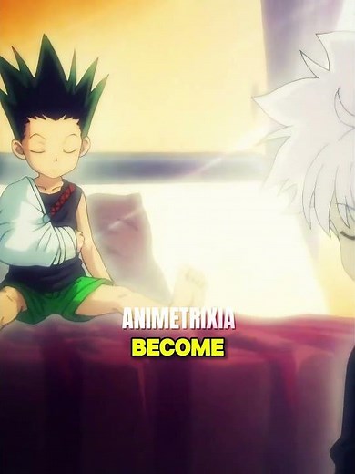 Blind Gon saves Killua from an oncoming train using his sense of smell 💀😭 #anime #shorts