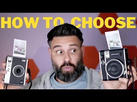 Instax Mini Evo vs Mini 40 Instant Cameras Compared