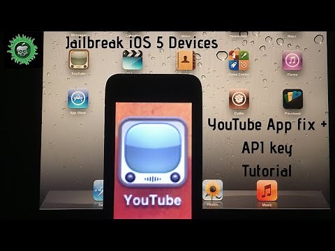 (How To) Jailbreak iOS 5 and Fix Built In YouTube App (API Key)