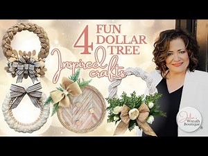 Ultimate Dollar Tree Crafts: Braided & Twisted Rope Wreaths + Pizza Pan Memo Board!