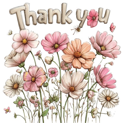 Floral Thank You Clipart Bundle, 19 Boho Thank You Signs for Cards, Stickers, Packaging and Prints - Etsy