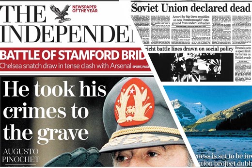 This Week in History: Soviet collapse, Clinton’s impeachment, and the death of Pinochet