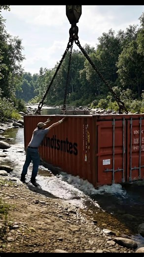 I Built a Secret Underwater Room Inside a Container
