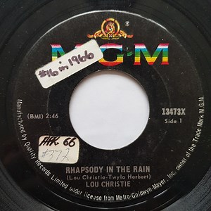 Lou Christie - Rhapsody In The Rain / Trapeze