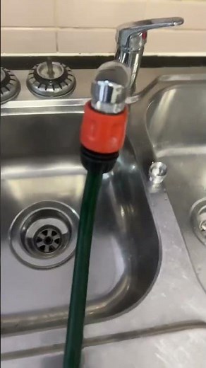 Connect Garden hose to kitchen tap
