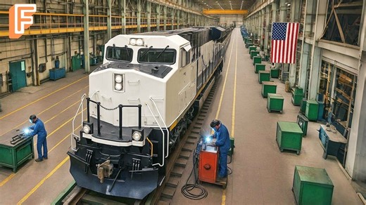 钢铁脉络铸辉煌：火车从钢板到巨兽的蜕变传奇