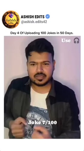ASHISH EDITS | Follow for more 👆👍 #funny #jokes #comedy #standupcomedy #darkjokes #reels #reelsinstagram #reelitfeelit #instagram #trendingreels... | Instagram