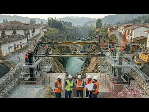 Cuenca Bridge Reconstruction After Storm